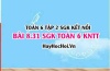 Bài 8.31 SGK Toán 6 tập 2 Kết nối tri thức